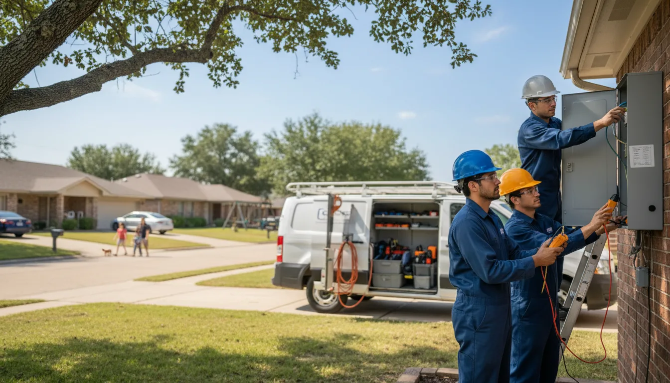 Certified electrician providing emergency electrical services in Bolivia, NC